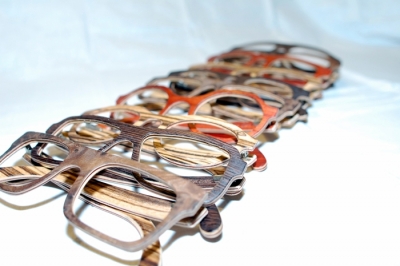Handmade wooden glasses by Jefferson Eyewear